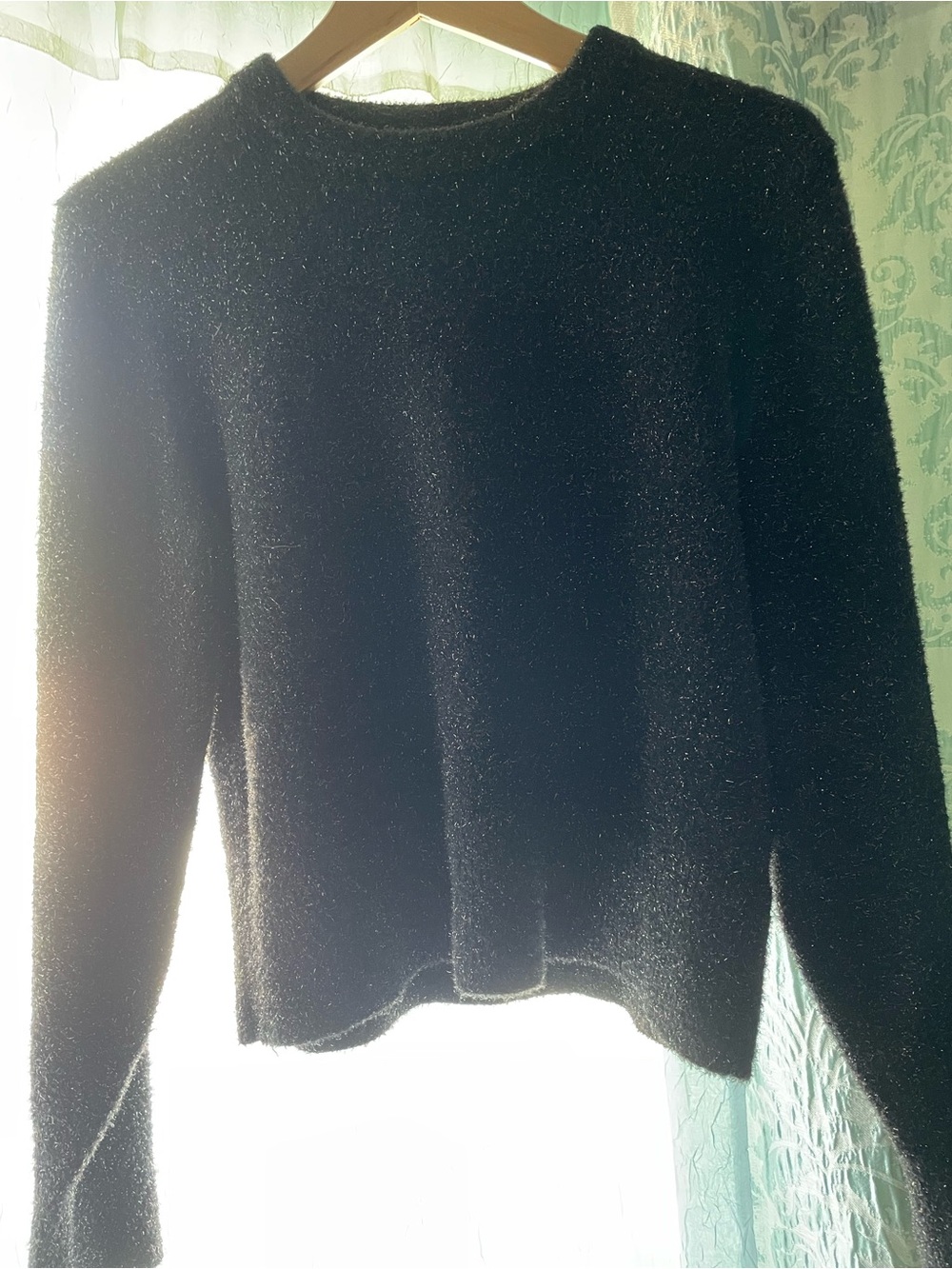 Old Navy Black Eyelash party sweater size Med